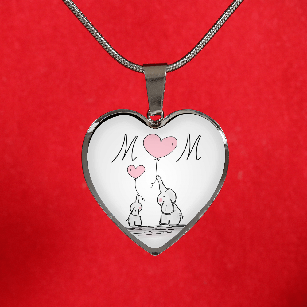 Mom Heart Necklace