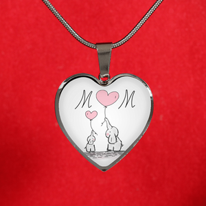 Mom Heart Necklace