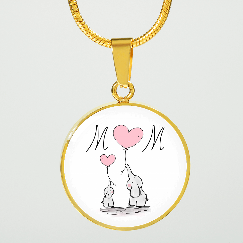 Mom Circle Necklace