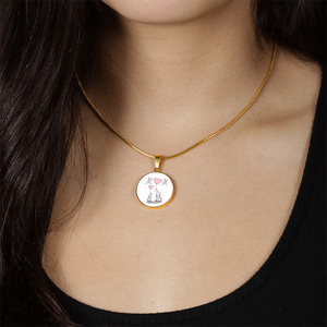 Mom Circle Necklace
