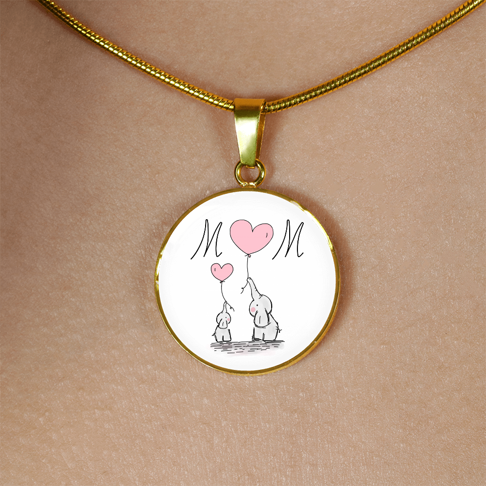 Mom Circle Necklace