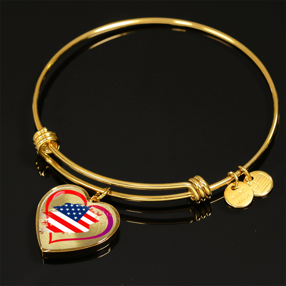 USA Flag Heart