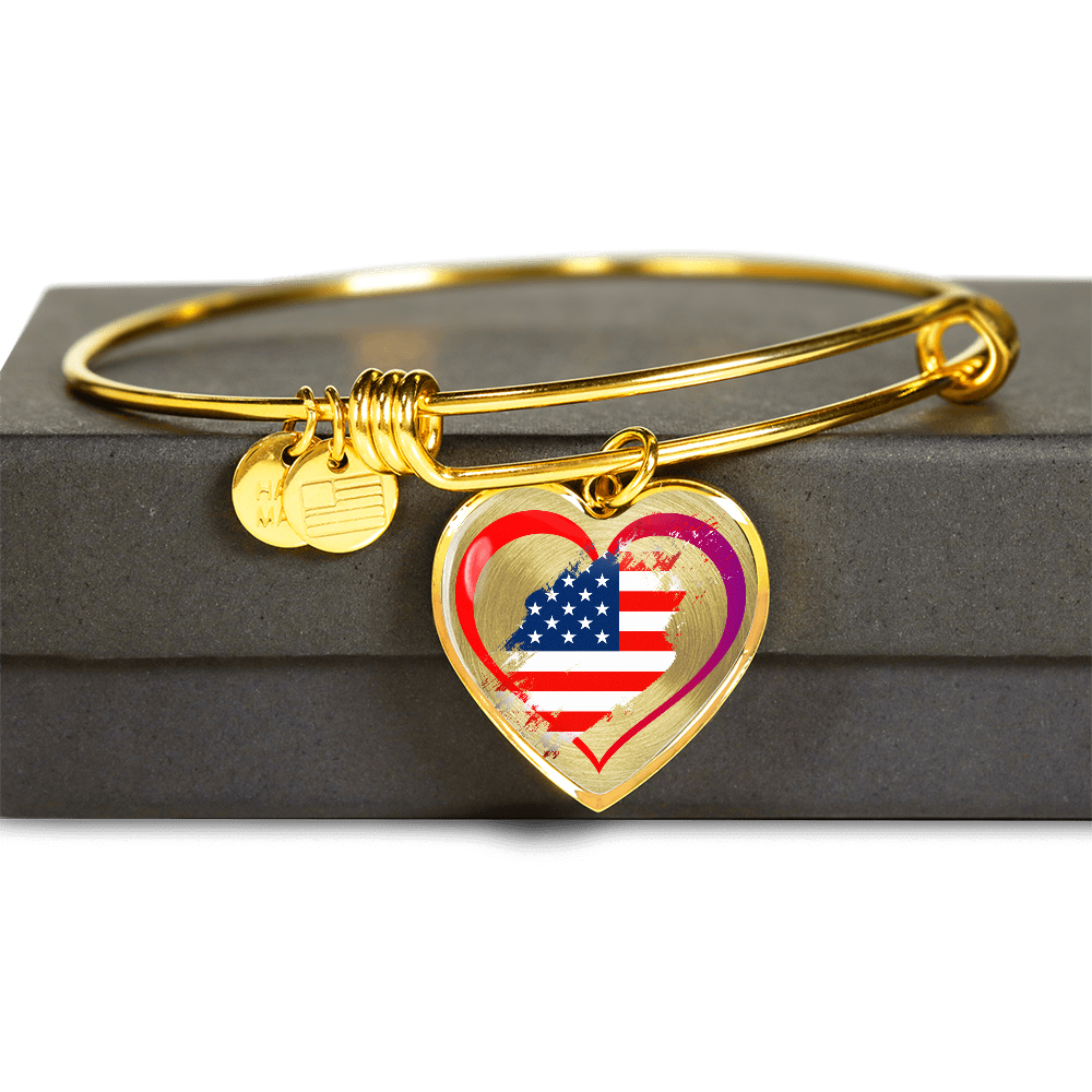 USA Flag Heart