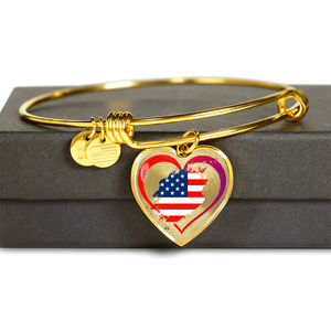 USA Flag Heart