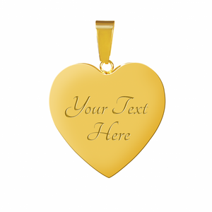 Mom Gold Heart  (Engraving)