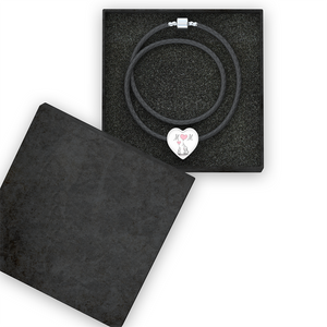 Mom Heart Leather Charm Bracelet