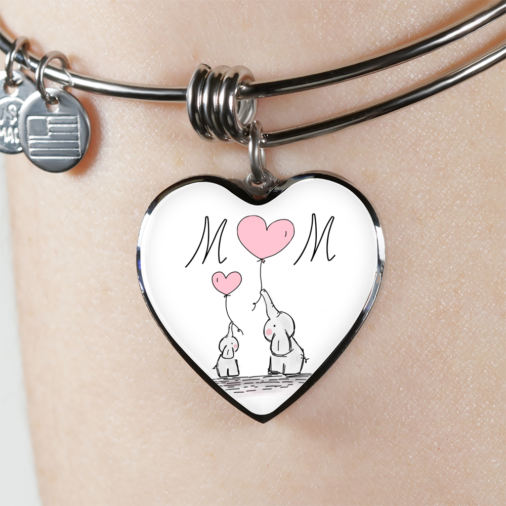 Mom Heart Necklace