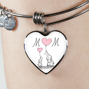 Mom Heart Necklace