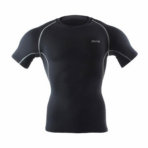 Compression Shirts Base Layer Men Running Short Sleeves