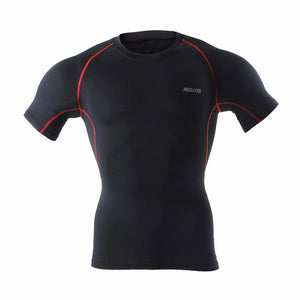 Compression Shirts Base Layer Men Running Short Sleeves