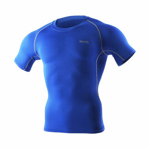 Compression Shirts Base Layer Men Running Short Sleeves