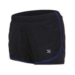 Women Running Shorts False Two Pieces Sportswear Breathable Compression Shorts