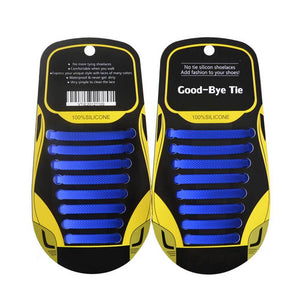 SILICONE ELASTIC NO-TIE SHOELACES