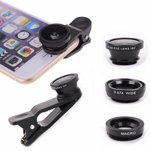 Wide Angle, Fish Eye and Macro Lens