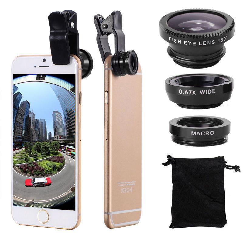 Wide Angle, Fish Eye and Macro Lens