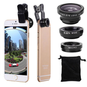Wide Angle, Fish Eye and Macro Lens