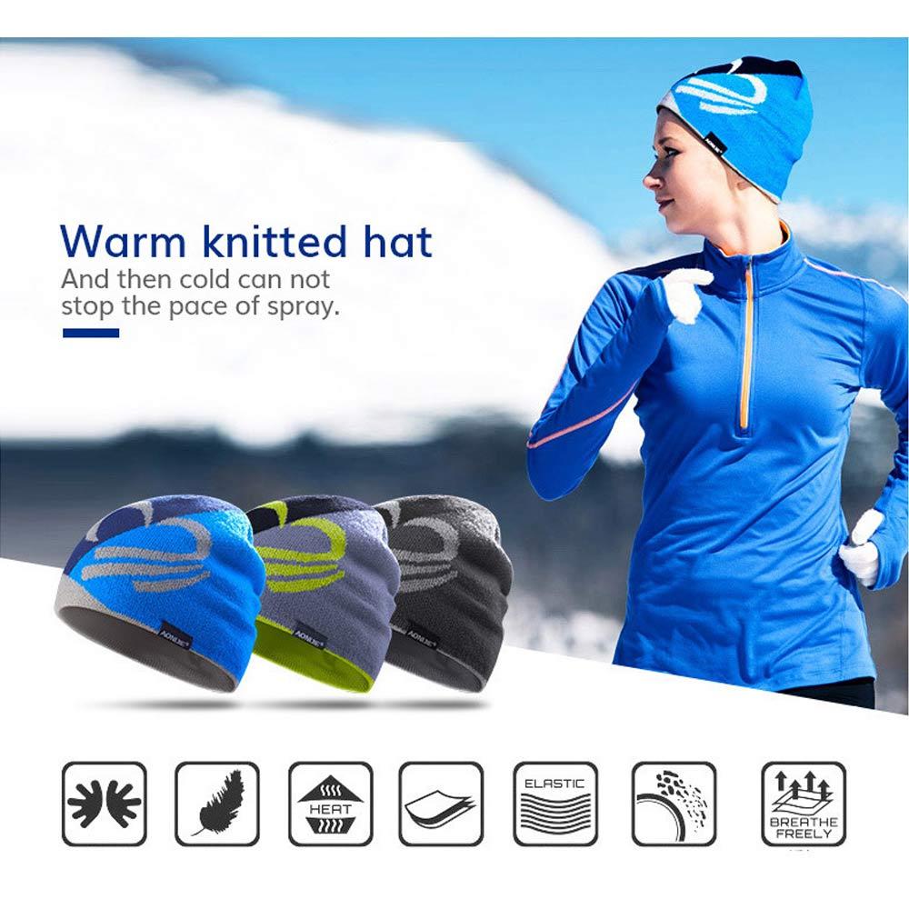 Winter Knitted Hat Outdoor Sports Warm Hat Windproof