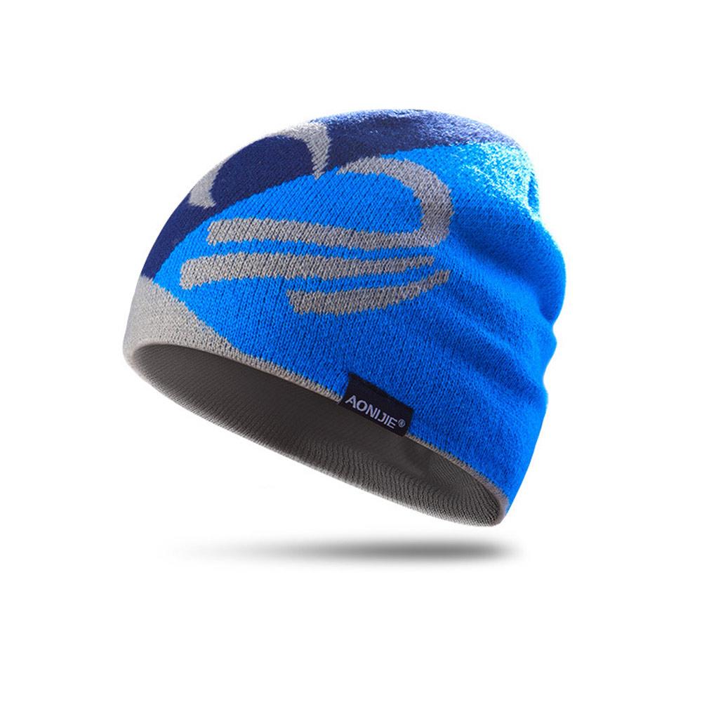 Winter Knitted Hat Outdoor Sports Warm Hat Windproof