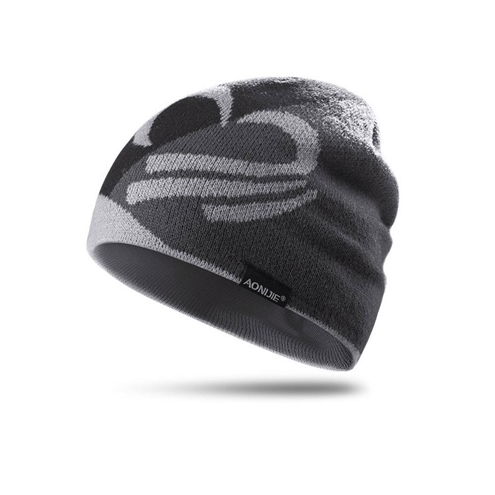 Winter Knitted Hat Outdoor Sports Warm Hat Windproof