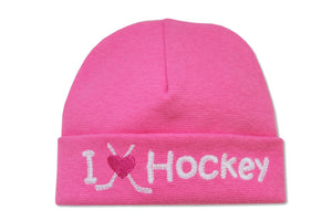 EMBROIDERED HAT HOCKEY FUCHSIA