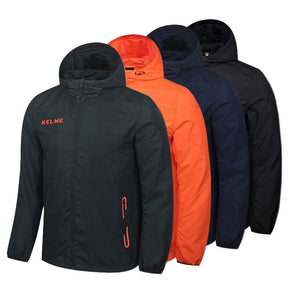 Men Running Jacket Hoodie Windproof Waterproof