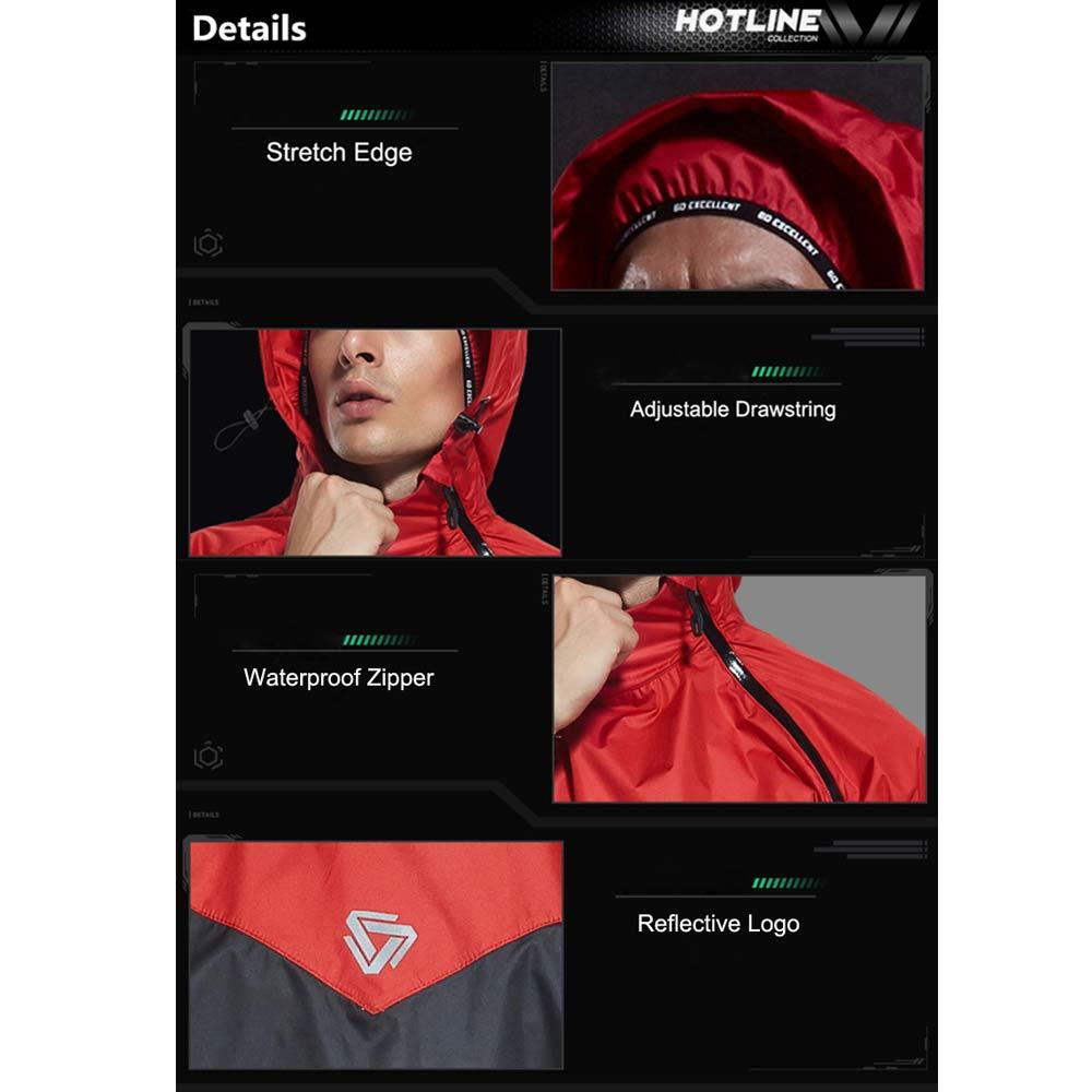 Men Running Jackets Windproof Long Sleeve Sports