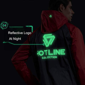 Men Running Jackets Windproof Long Sleeve Sports