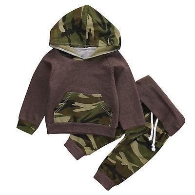 Camouflage Hoodie Set