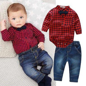 Baby Checkered Set