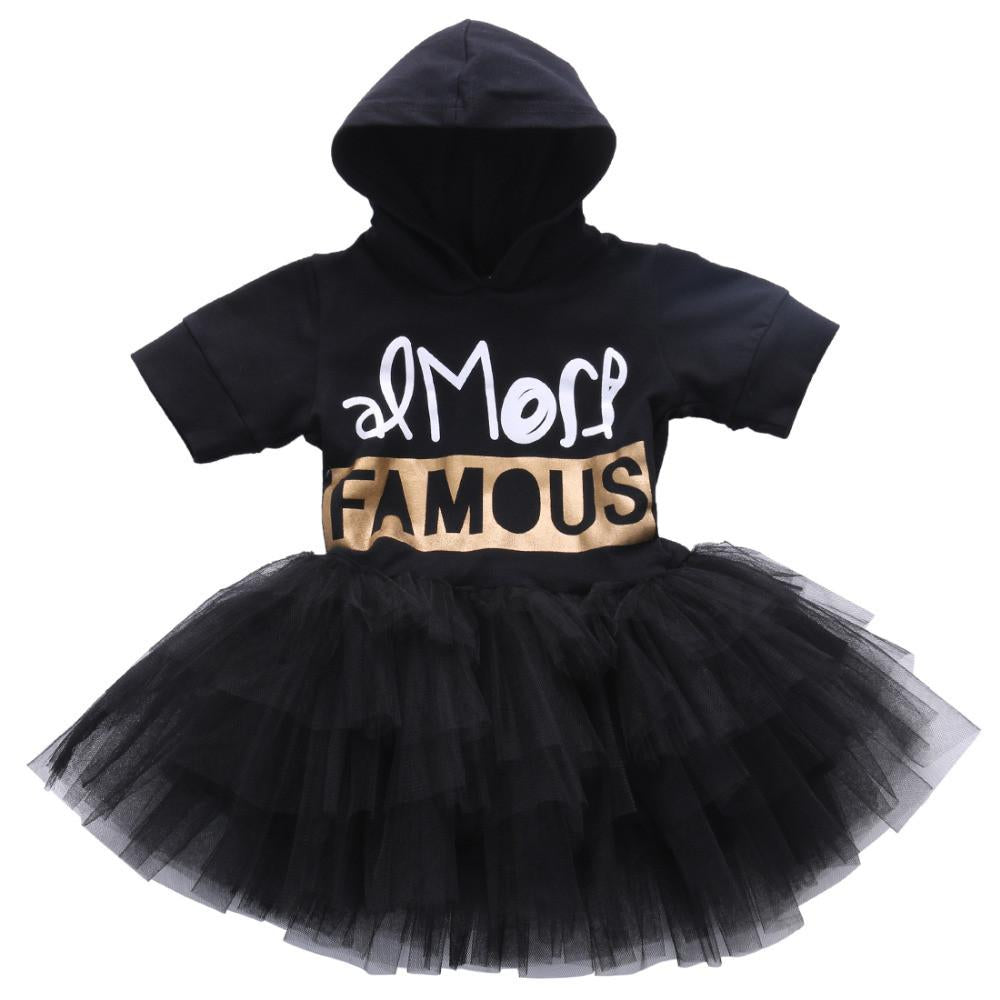 Black Layered Tutu Dress