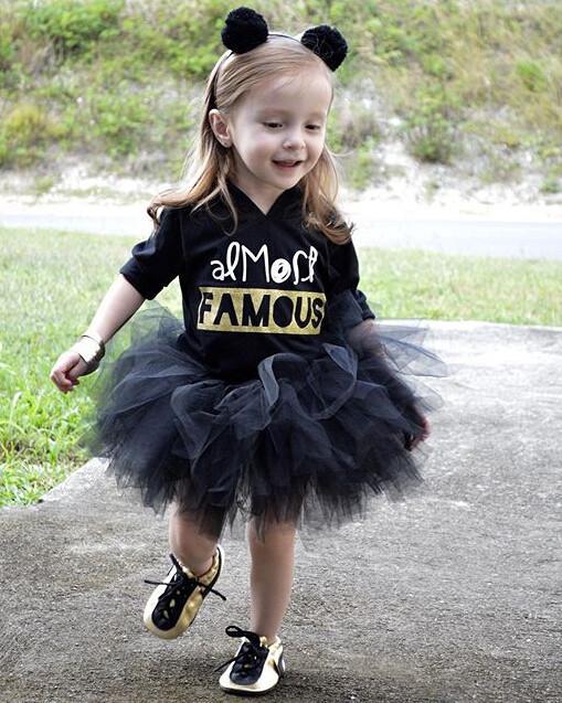 Black Layered Tutu Dress