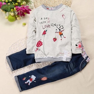 Girls long-sleeved set
