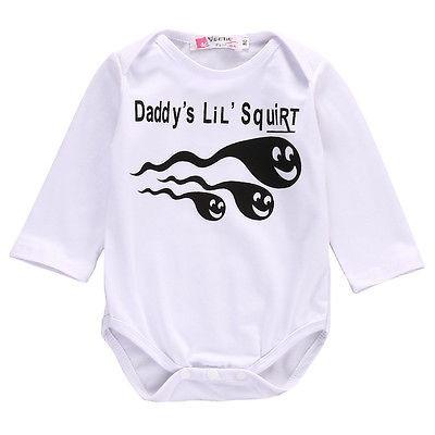 "Daddy's Lil' Squirt" Romper