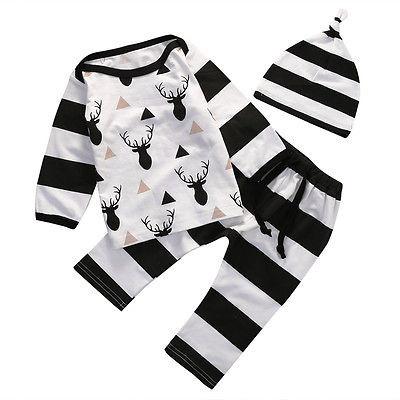 Striped Deer 3 Pcs Set
