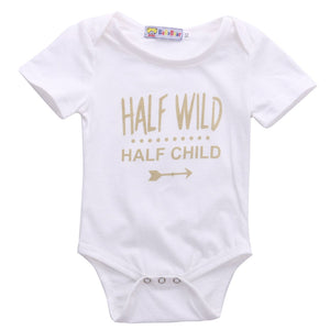 Half Wild, Half Child Romper