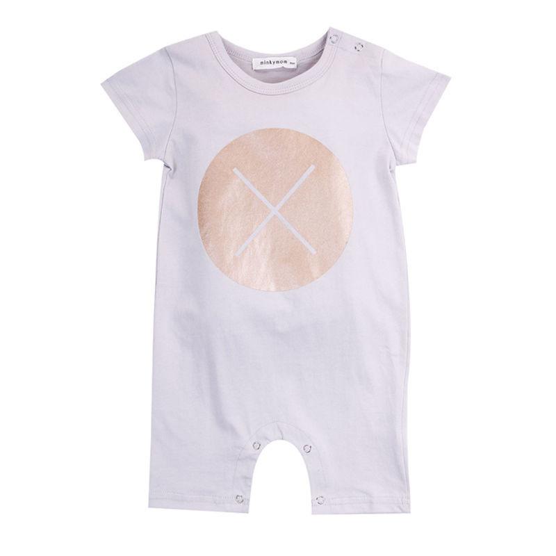 Gold Baby Romper