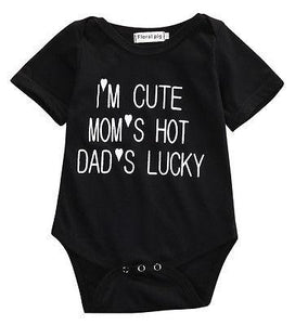 I'm Cute Baby Romper