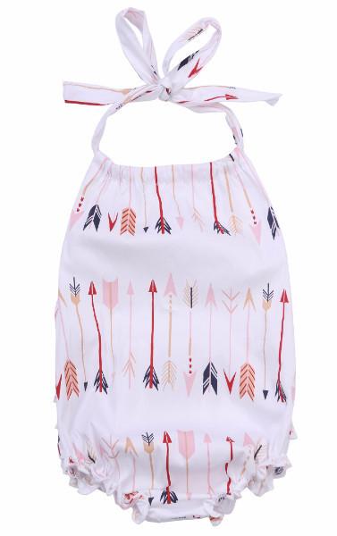 White Arrows Romper