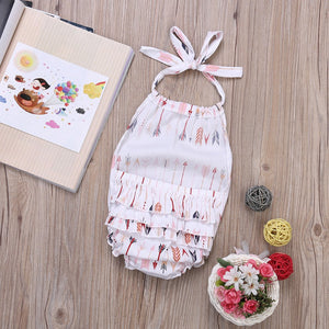 White Arrows Romper