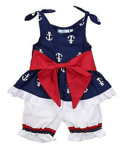 Anchor Bow Sleeveless Set