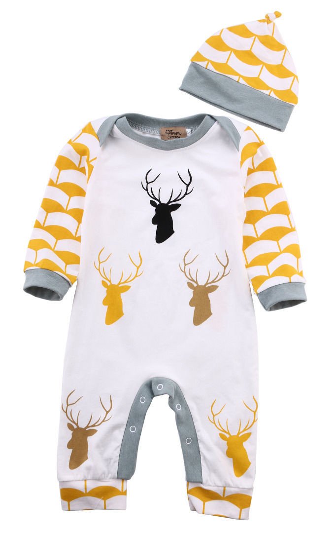 Yellow Deer Jumpsuit