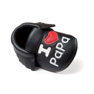 I Love Papa Mama Baby Shoes