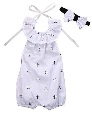 Anchor Ruffles Romper