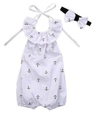 Anchor Ruffles Romper