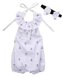 Anchor Ruffles Romper