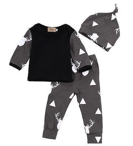 Black Grey Deer Set
