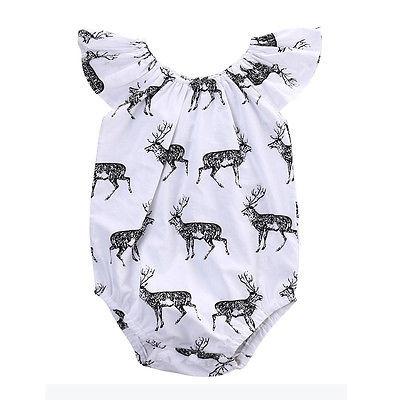 Deer Sleeveless Romper