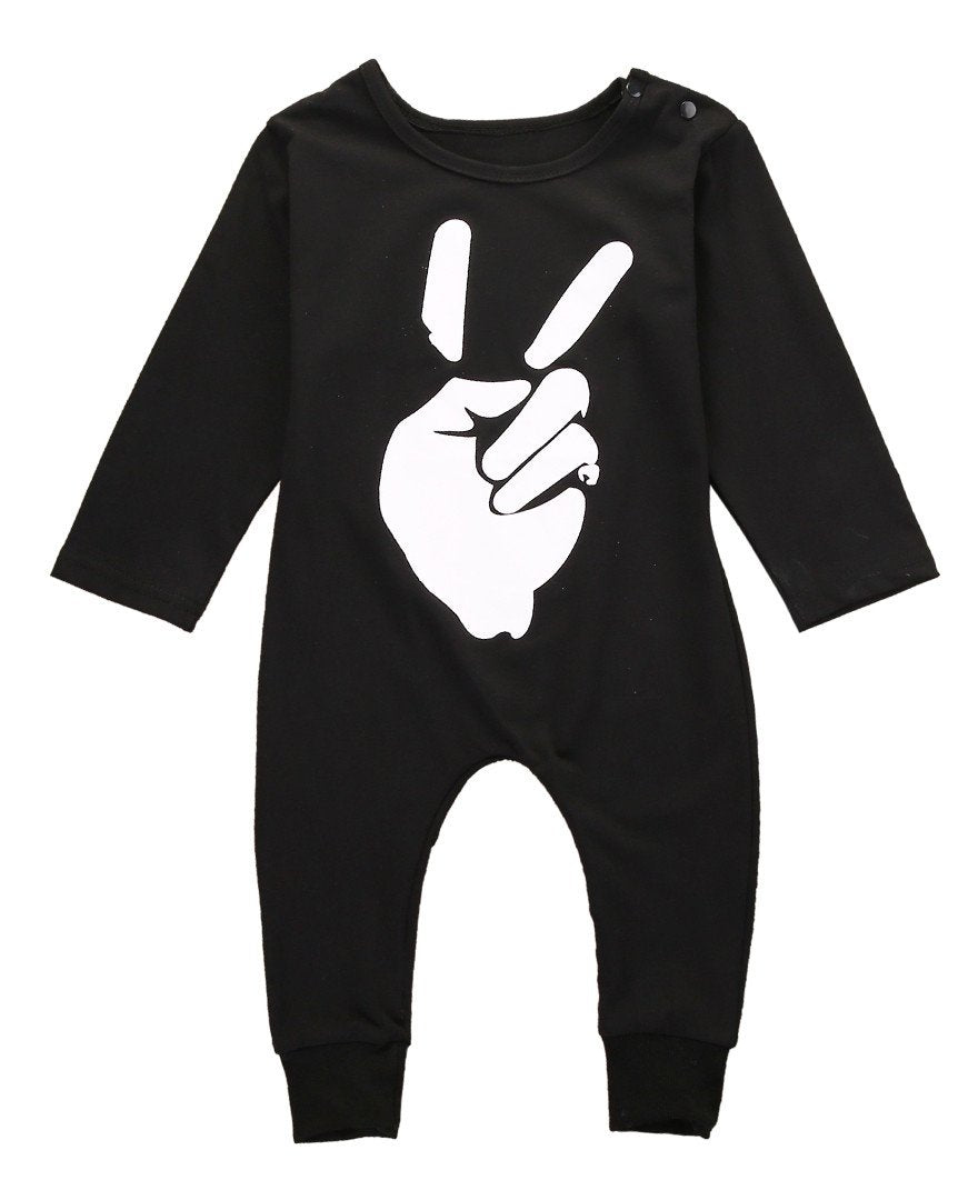 Peace Sign Romper