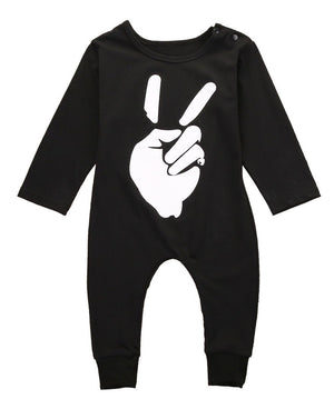 Peace Sign Romper