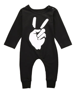 Peace Sign Romper
